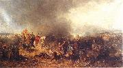 jozef brandt Battle of Chocim. oil on canvas